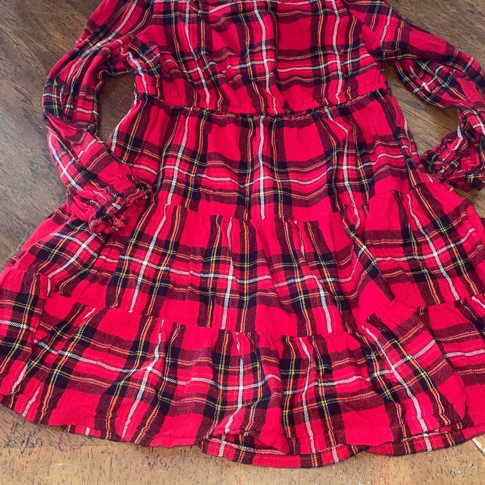 Plaid toddler dress